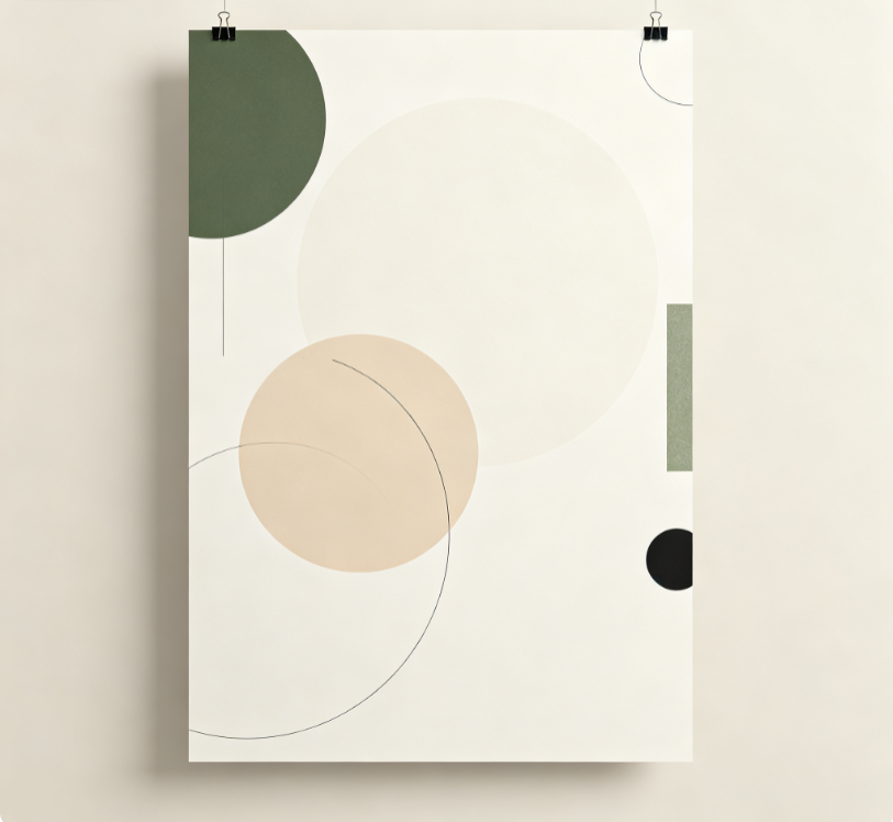 Minimalist Poster Art Graphic Design